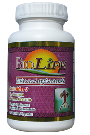 BioLife Detoxifier 3 Fórmula para el Riñón Cápsulas