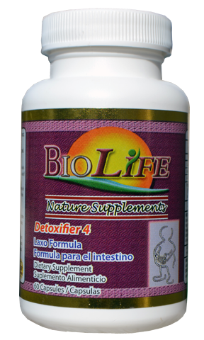 BioLife Detoxifier 4 Fórmula Laxo para el Intestino Cápsulas