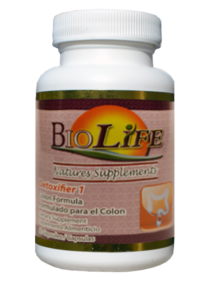 BioLife Detoxifier 1 Fórmula para el Colon 60 Cápsulas