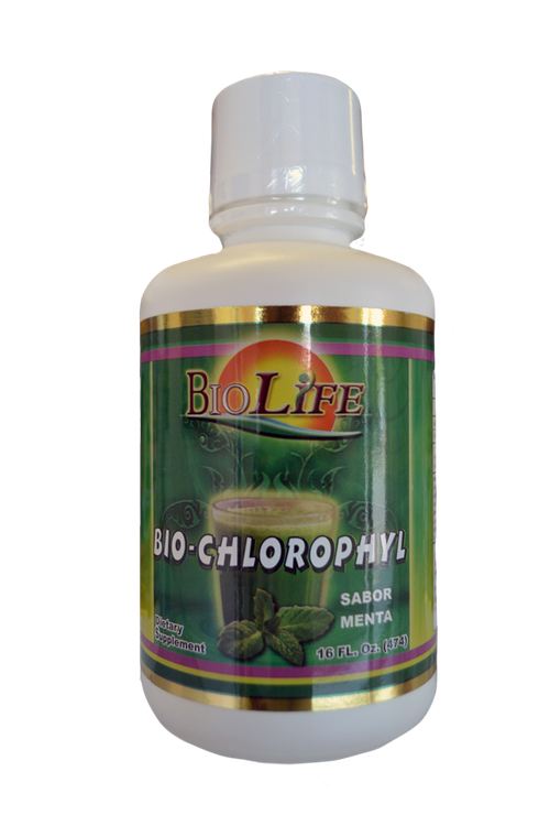 Bio-Chlorophyl BioLife sabor menta 16 fl oz