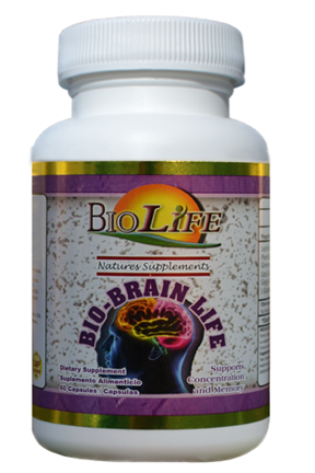 BioLife Bio-Brain Life Memoria y Concentración 60 Cápsulas