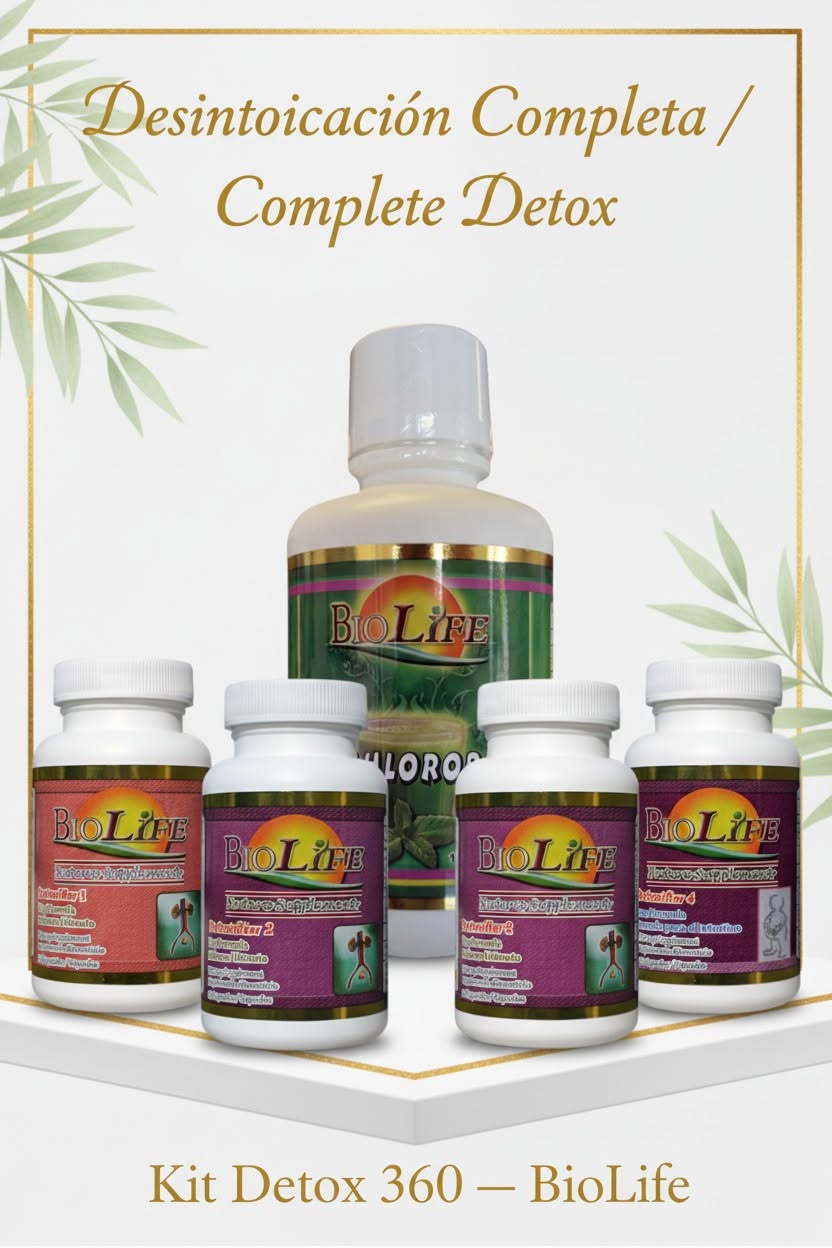 Kit Detox 360 BioLife - Desintoxicación Integral