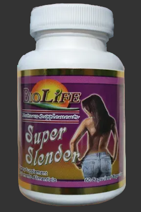 BioLife Super Slender Cápsulas 60 Cápsulas Control de Peso Natural