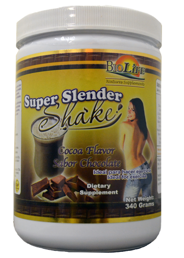 BioLife Super Slender Shake Sabor Chocolate Quemador de Grasa