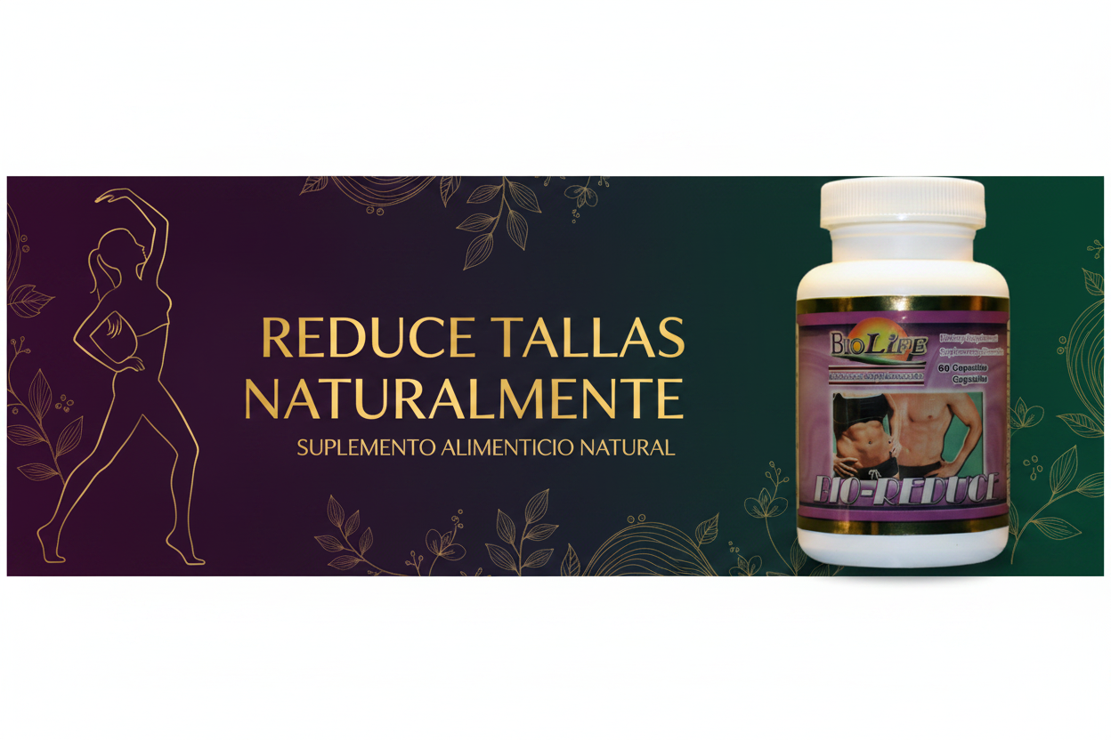 Banner BIO-REDUCE Reduce Tallas Naturalmente